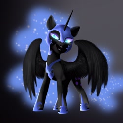 Size: 2048x2048 | Tagged: safe, artist:0artclown0, imported from derpibooru, nightmare moon, alicorn, pony, female, g4, g4 to g5, g5, high res, solo