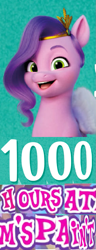 Size: 423x1106 | Tagged: safe, editor:horsesplease, imported from derpibooru, pipp petals, series:immortality is a hitch, spoiler:my little pony: a new generation, 1000 hours in ms paint, caption, expand dong, exploitable meme, g5, image macro, meme, my little pony: a new generation