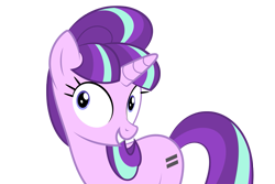 Size: 1169x783 | Tagged: safe, artist:culu-bluebeaver, imported from derpibooru, starlight glimmer, pony, unicorn, comic:the newcomer, equal cutie mark, female, s5 starlight, simple background, solo, transparent background, vector, wide eyes