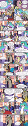 Size: 998x4389 | Tagged: safe, artist:vaiya, imported from derpibooru, discord, fluttershy, princess celestia, princess luna, alicorn, draconequus, pegasus, pony, comic, dialogue, female, male, mare