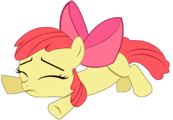 Size: 5752x3992 | Tagged: safe, artist:bigccv, imported from derpibooru, apple bloom, earth pony, pony, female, filly, simple background, solo, transparent background