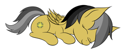 Size: 2378x962 | Tagged: safe, artist:wapamario63, imported from ponybooru, daring do, pegasus, pony, colored, cute, eyes closed, female, flat colors, lying down, mare, simple background, sleeping, solo, transparent background, wings