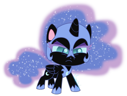 Size: 2248x1697 | Tagged: safe, artist:amicasecretuwu, artist:yaya54320bases, imported from derpibooru, nightmare moon, alicorn, pony, my little pony: pony life, female, g4 to g4.5, hoof shoes, simple background, solo, transparent background