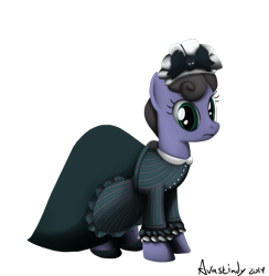 Size: 1269x1300 | Tagged: safe, artist:avastindy, imported from derpibooru, pony, 2014, clothes, disneyland, dress, female, simple background, solo, the haunted mansion, transparent background, vector