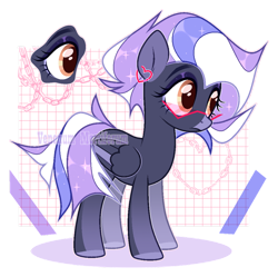 Size: 900x895 | Tagged: safe, artist:yukiiichi, imported from derpibooru, oc, oc only, pegasus, pony, female, glasses, mare, simple background, solo, transparent background