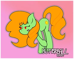 Size: 1250x1000 | Tagged: safe, artist:bu77erball, imported from derpibooru, oc, oc only, oc:twitch, earth pony, pony, female, gradient background, solo