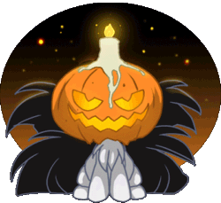 Size: 400x366 | Tagged: safe, artist:thegamercolt, imported from derpibooru, oc, oc only, oc:thegamercolt, earth pony, pony, animated, candle, chest fluff, gif, glowing, halloween, holiday, hyper tail, pumpkin head, simple background, solo, transparent background