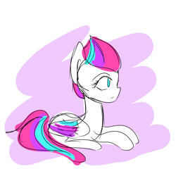 Size: 1000x1000 | Tagged: safe, artist:snowzaaah, derpibooru exclusive, imported from derpibooru, zipp storm, pegasus, pony, g5, my little pony: a new generation, simple background, sitting, solo