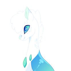 Size: 1280x1280 | Tagged: safe, artist:lilywolfpie, imported from derpibooru, oc, oc only, changepony, hybrid, pony, bust, male, portrait, simple background, solo, transparent background