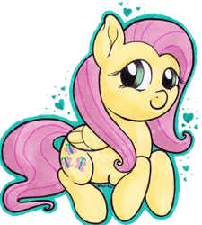 Size: 800x888 | Tagged: safe, artist:emfen, imported from derpibooru, fluttershy, pegasus, pony, cute, daaaaaaaaaaaw, looking at you, shyabetes, signature, simple background, solo, traditional art, transparent background, watermark