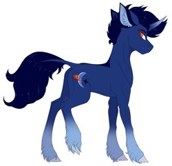 Size: 3052x2937 | Tagged: safe, artist:nocti-draws, imported from derpibooru, oc, oc only, pony, unicorn, butt, high res, male, plot, simple background, solo, stallion, transparent background, unshorn fetlocks