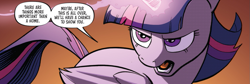 Size: 1121x377 | Tagged: safe, artist:andypriceart, idw, imported from derpibooru, twilight sparkle, alicorn, pony, spoiler:comic, spoiler:comic102, comic, female, mare, season 10, twilight sparkle (alicorn)