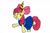 Size: 940x620 | Tagged: safe, artist:dreckerjones, imported from derpibooru, apple bloom, earth pony, pony, clothes, dress, female, filly, hat, party hat, solo