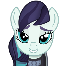 Size: 1800x1800 | Tagged: safe, artist:angryprogrockbrony, derpibooru exclusive, imported from derpibooru, coloratura, pony, bedroom eyes, lip bite, love face, simple background, transparent background