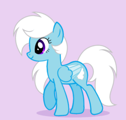 Size: 990x940 | Tagged: safe, artist:feather_bloom, imported from derpibooru, oc, oc only, oc:feather bloom, pegasus, pony, animated, female, g4, mare, pegasus oc, pink background, show accurate, simple background, solo, tail, walking, wings