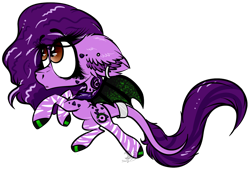 Size: 1704x1151 | Tagged: safe, artist:beamybutt, imported from derpibooru, oc, oc only, bat pony, pony, bat pony oc, bat wings, ear fluff, ear piercing, earring, eyelashes, female, hoof polish, jewelry, mare, piercing, rearing, simple background, solo, transparent background, wings