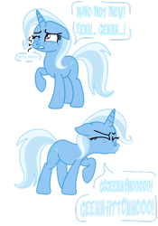 Size: 1024x1464 | Tagged: safe, artist:proponypal, imported from derpibooru, trixie, pony, nostril flare, nostrils, simple background, sneeze cloud, sneezing, solo, spray, text, transparent background