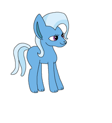 Size: 771x846 | Tagged: safe, artist:spytwi, imported from derpibooru, trixie, cat, 1000 hours in ms paint, female, race swap, simple background, solo