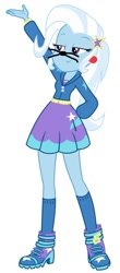Size: 451x1024 | Tagged: safe, artist:jesus0385, imported from derpibooru, trixie, cat, equestria girls, 1000 hours in ms paint, simple background, solo, white background
