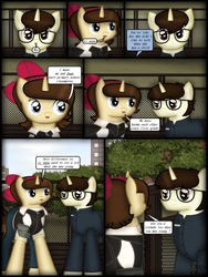 Size: 1750x2333 | Tagged: safe, artist:99999999000, imported from derpibooru, oc, oc only, oc:cwe, oc:mar baolin, pony, unicorn, comic:nice to meet you, clothes, comic, female, male