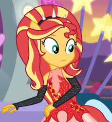 Size: 1457x1582 | Tagged: safe, imported from derpibooru, screencap, sunset shimmer, equestria girls, equestria girls series, rollercoaster of friendship, cropped, ponied up, solo, super ponied up