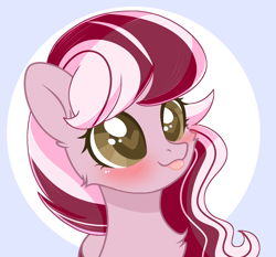 Size: 3120x2912 | Tagged: artist needed, source needed, safe, imported from derpibooru, oc, oc:dusty ember, :p, bust, cute, heart eyes, high res, ocbetes, portrait, tongue out, wingding eyes