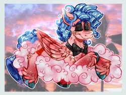 Size: 1199x903 | Tagged: safe, artist:purplemille, imported from derpibooru, cozy glow, pegasus, pony, female, filly, solo