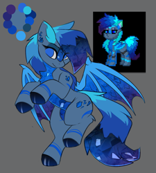 Size: 3203x3559 | Tagged: safe, artist:beardie, imported from derpibooru, oc, oc only, bat pony, pony, high res, solo