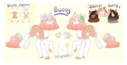 Size: 2655x1371 | Tagged: safe, artist:yuumirou, imported from derpibooru, oc, oc only, oc:bunny, pony, unicorn, female, mare, reference sheet, tongue out