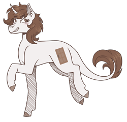 Size: 2500x2400 | Tagged: safe, artist:kikirdcz, imported from derpibooru, oc, oc only, oc:dorm pony, pony, unicorn, female, high res, mare, simple background, solo, transparent background