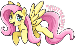 Size: 1182x749 | Tagged: safe, artist:guineasquig, imported from derpibooru, fluttershy, pegasus, pony, female, flying, mare, open mouth, open smile, pink mane, pink tail, simple background, smiling, solo, spread wings, tail, teal eyes, transparent background, wings