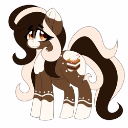 Size: 4096x4096 | Tagged: safe, artist:ladylullabystar, imported from derpibooru, oc, oc only, earth pony, pony, absurd resolution, female, mare, simple background, solo, white background