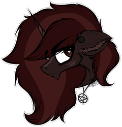 Size: 1459x1519 | Tagged: safe, artist:beamybutt, imported from derpibooru, oc, oc only, pony, unicorn, bust, ear fluff, ear piercing, horn, jewelry, male, necklace, piercing, simple background, solo, stallion, transparent background, unicorn oc