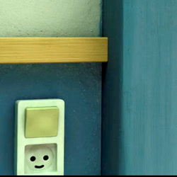 Size: 432x432 | Tagged: safe, imported from derpibooru, screencap, spoiler:my little pony: a new generation, electrical outlet, g5, light switch, my little pony: a new generation, outlet, pareidolia, smiley face, socket