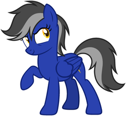 Size: 1024x948 | Tagged: safe, artist:pegasski, imported from derpibooru, oc, oc only, oc:thunder crack, pegasus, pony, female, mare, simple background, solo, transparent background