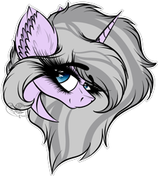 Size: 1480x1649 | Tagged: safe, artist:beamybutt, imported from derpibooru, oc, oc only, pony, unicorn, bust, ear fluff, eyelashes, female, horn, mare, simple background, smiling, solo, transparent background, unicorn oc