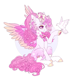 Size: 1500x1600 | Tagged: safe, artist:shady-bush, imported from derpibooru, oc, oc only, oc:pidgeon, bird, dove, pegasus, pony, colored wings, female, mare, simple background, solo, transparent background, two toned wings, wings