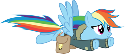 Size: 6934x3000 | Tagged: safe, artist:cloudy glow, artist:yanoda, imported from derpibooru, rainbow dash, pegasus, pony, top bolt, .ai available, bomber jacket, clothes, female, flying, high res, jacket, mare, multicolored hair, multicolored mane, rainbow hair, rainbow tail, simple background, smiling, solo, spread wings, tail, transparent background, underhoof, vector, wings