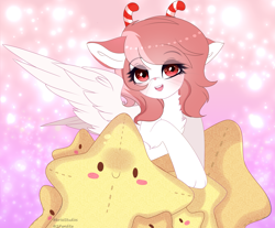 Size: 4269x3541 | Tagged: safe, artist:2pandita, imported from derpibooru, oc, oc only, pegasus, pony, female, mare, plushie, solo, star plushie, stars