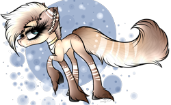 Size: 2647x1628 | Tagged: safe, artist:beamybutt, imported from derpibooru, oc, oc only, pony, ear fluff, eyelashes, female, hoof fluff, mare, raised hoof, simple background, solo, transparent background