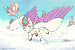 Size: 1280x854 | Tagged: safe, artist:inuhoshi-to-darkpen, imported from derpibooru, pipp petals, zipp storm, pegasus, pony, spoiler:my little pony: a new generation, g5, my little pony: a new generation