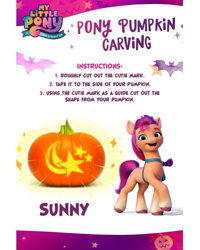Size: 883x1103 | Tagged: safe, imported from derpibooru, sunny starscout, earth pony, pony, spoiler:my little pony: a new generation, g5, halloween, holiday, my little pony: a new generation, official, pumpkin, stock vector