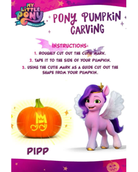 Size: 883x1103 | Tagged: safe, imported from derpibooru, pipp petals, pegasus, pony, spoiler:my little pony: a new generation, g5, halloween, holiday, my little pony: a new generation, official, pumpkin, stock vector