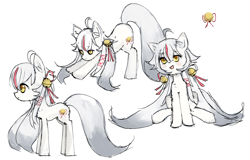 Size: 2548x1627 | Tagged: safe, imported from derpibooru, oc, oc only, earth pony, pony, jingle bells, ponified, simple background, solo, stretching, vtuber, white background