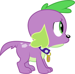 Size: 5996x5900 | Tagged: safe, artist:wissle, imported from derpibooru, spike, spike the regular dog, dog, equestria girls, absurd resolution, collar, insecure, male, simple background, solo, spike the dog, transparent background, uncertain, vector, worried