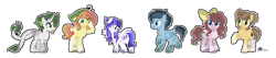 Size: 1280x270 | Tagged: safe, artist:miixkyuu, imported from derpibooru, oc, oc only, oc:arizona, oc:autumn, oc:elliot, oc:icy rain, oc:sirius, oc:twix marina, dracony, earth pony, hybrid, pegasus, pony, unicorn, base used, female, interspecies offspring, male, mare, next generation, offspring, parent:applejack, parent:braeburn, parent:caramel, parent:cheese sandwich, parent:flash sentry, parent:fluttershy, parent:pinkie pie, parent:rainbow dash, parent:rarity, parent:spike, parent:twilight sparkle, parent:unknown, parents:braeshy, parents:carajack, parents:cheesepie, parents:flashlight, parents:sparity, simple background, stallion, transparent background