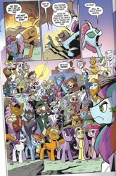 Size: 1294x1965 | Tagged: safe, idw, imported from derpibooru, abyssinian, changedling, changeling, chimera, diamond dog, dragon, griffon, seapony (g4), yak, zebra, spoiler:comic