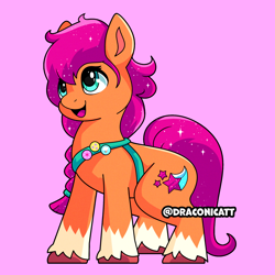 Size: 2000x2000 | Tagged: safe, artist:draconicatt, imported from derpibooru, sunny starscout, earth pony, pony, female, g5, high res, mare, my little pony: a new generation, solo