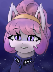 Size: 3120x4200 | Tagged: safe, artist:闪电_lightning, imported from derpibooru, oc, oc only, bat pony, pony, equestria at war mod, bat pony oc, bust, female, looking at you, portrait, solo