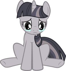 Size: 2415x2596 | Tagged: safe, artist:bubblestormx, artist:wardex101, edit, imported from derpibooru, twilight sparkle, pony, unicorn, crying, discorded, discorded twilight, female, high res, sad, simple background, solo, transparent background, twilight tragedy, unicorn twilight, vector